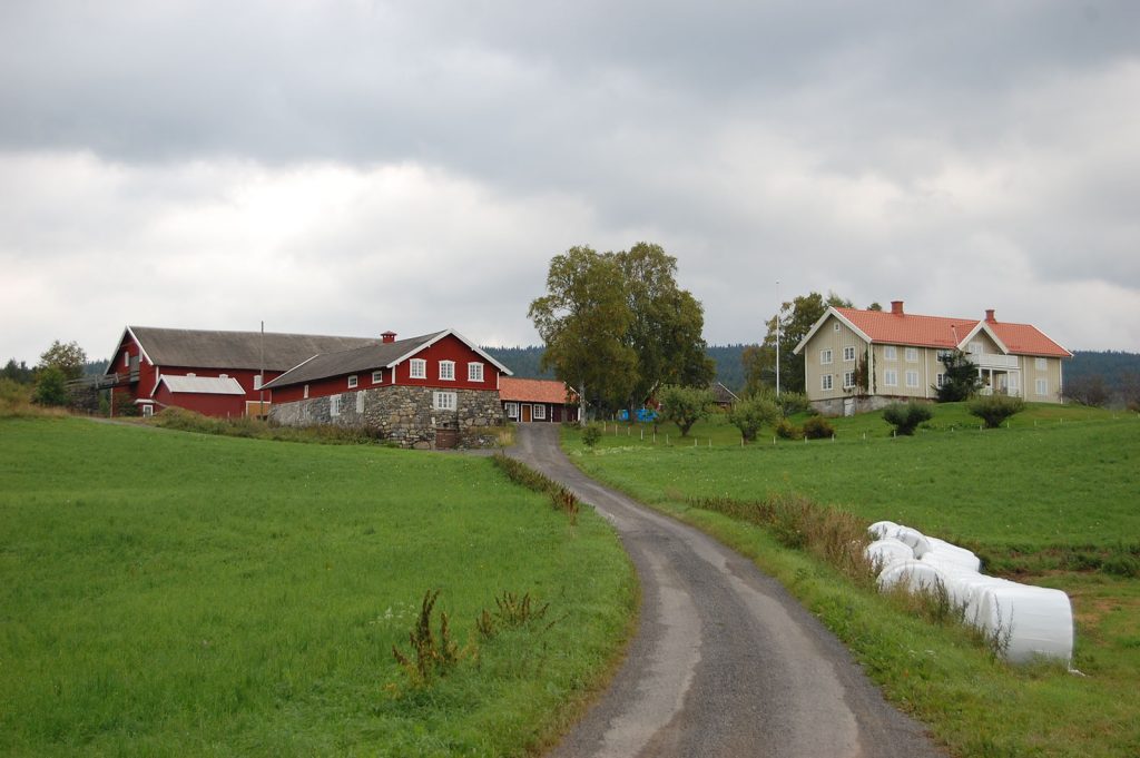 Hoelstad gård i Ringsaker, Hedmark. (Foto: Kulturminnefondet)