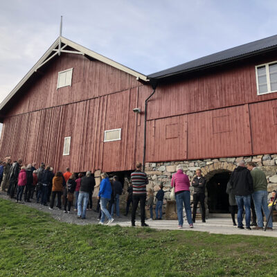 Fra Kulturminnefondets jubileumsseminar på Myhrer gård september 2018. (Foto: Linda Herud/Kulturminnefondet)