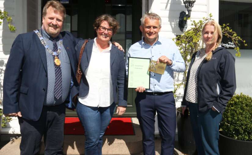 Nasjonal utmerkelse til Grand hotell i Flekkefjord