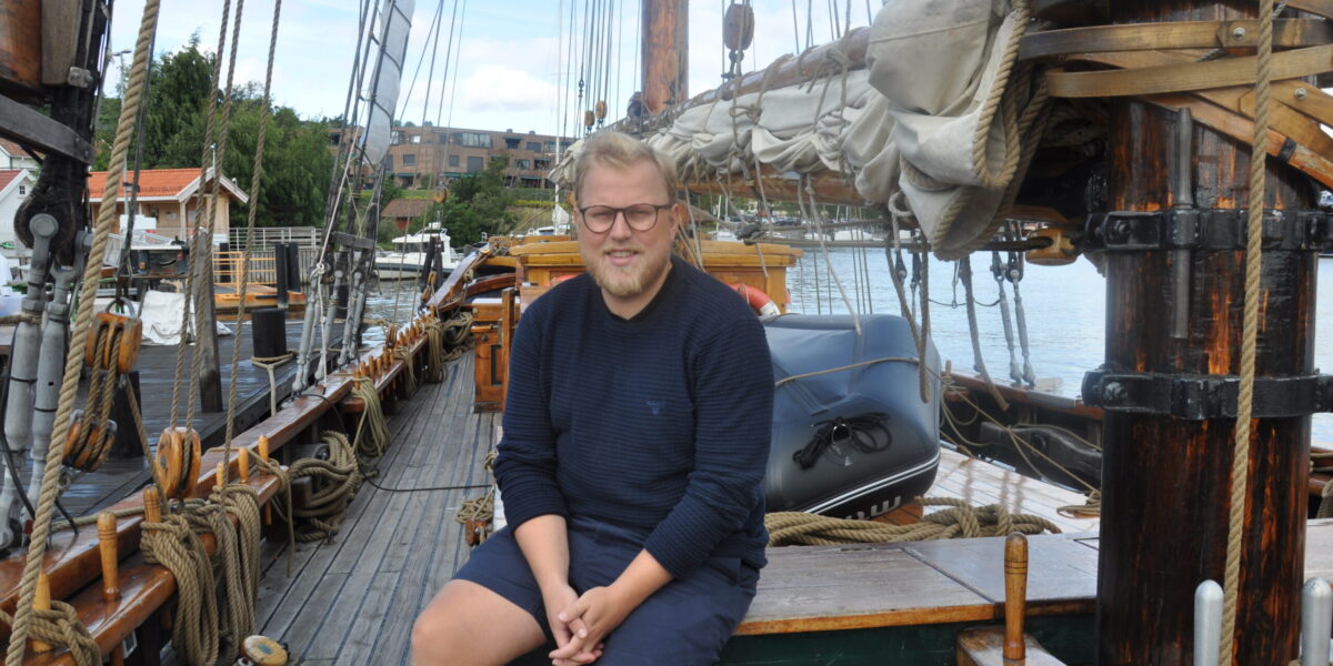 - Vi ønsker at Valentine skal kunne seile så mye som mulig, og derfor er vi på turer store deler av året, forteller Eirik Velands Gjeldnes, styreleder i Foreningen Valentine Fredrikstad.