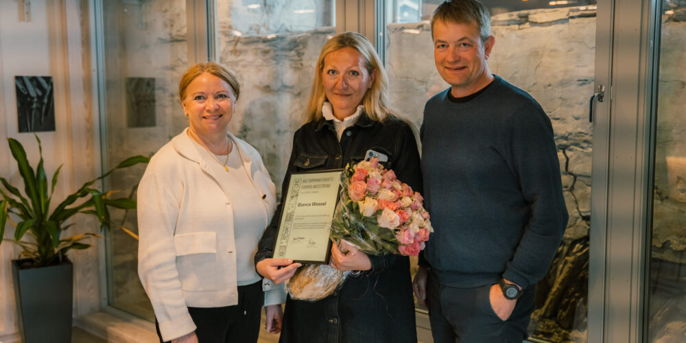 Fekk stipend: Bianca Wessel fekk årets formidlingsstipend frå Kulturminnefondet.