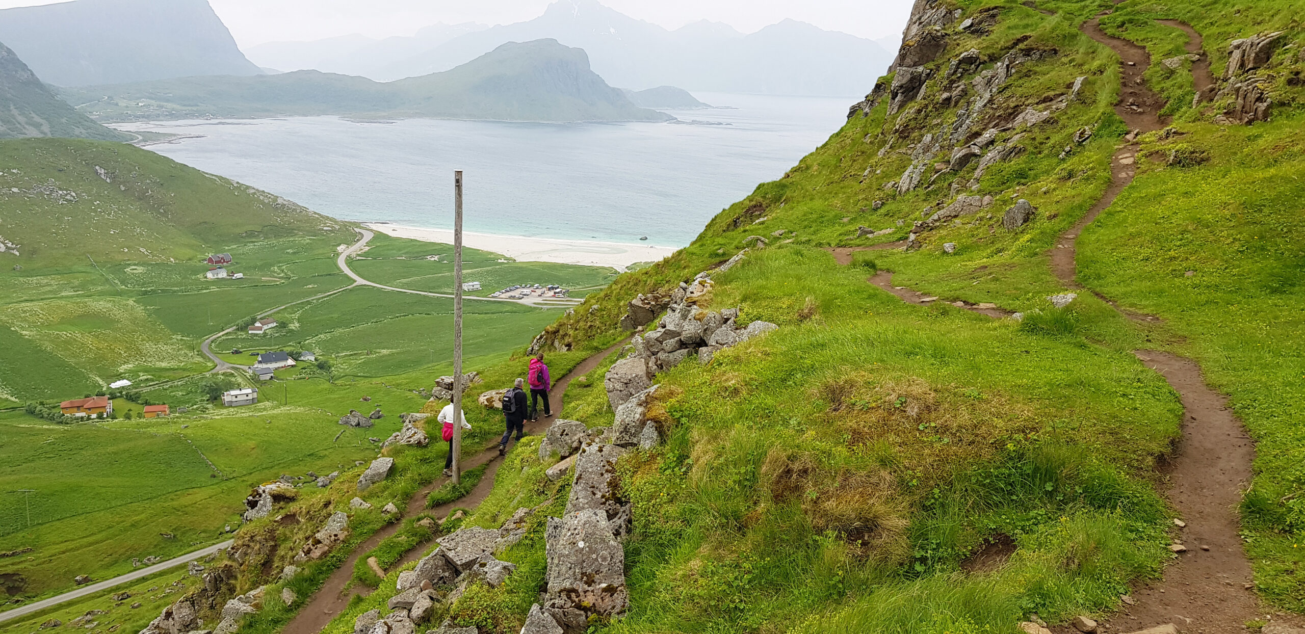 Ferdavegen på Hauklandsiden