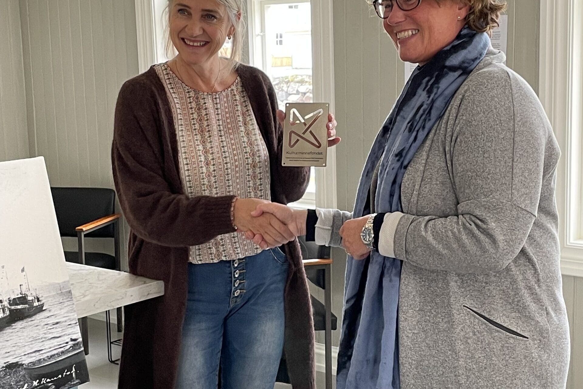 Lisbet Kristine Hansen med tidligere styreleder Tine Sundtoft