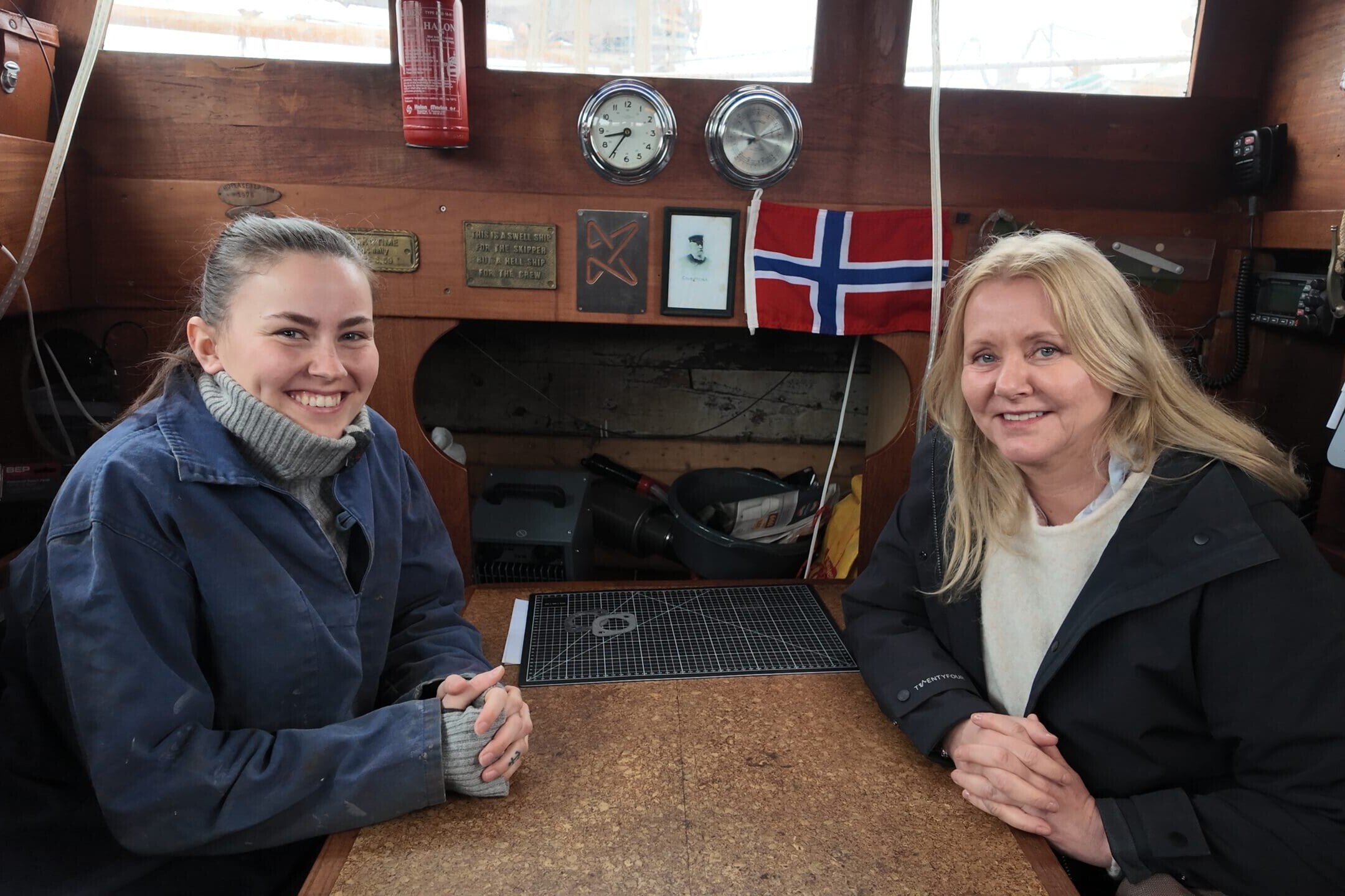 Lisa Sønneland Tveden og Pia Wigtil.